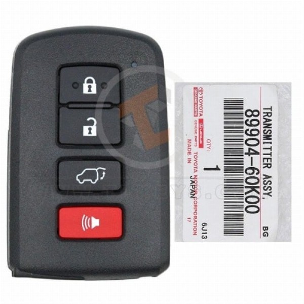 Genuine Toyota Land Cruiser Harrier Smart Proximity 2016 2018 P/N: 89904-60K00 Frequency 433MHz