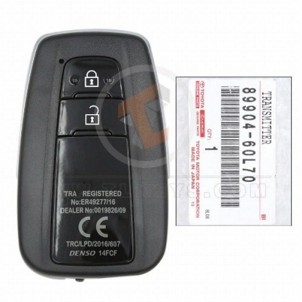 Original Toyota Land Cruiser Smart Proximity 2018 2020 P/N: 89904 60L70 Frequenz 433 MHz