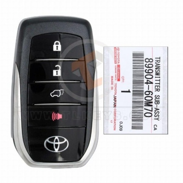 Genuine Toyota Land Cruiser Smart Proximity 2016 2019 P/N: 89904 60M70 Frequency 433MHz