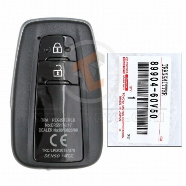 Toyota Land Cruiser Prado Smart Proximity 2020 original P/N: 89904 60V50 Botón de pánico No