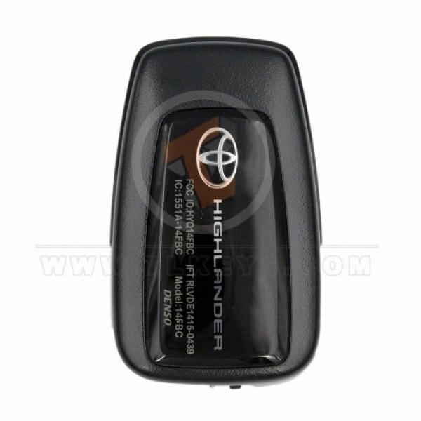 Genuine Toyota Highlander Smart Proximity 2020 2022 P/N: 8990H 0E020 Remote Type Smart Proximity