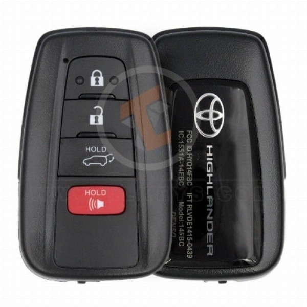 Genuine Toyota Highlander Smart Proximity 2020 2022 P/N: 8990H-0E020 Panic Button Yes