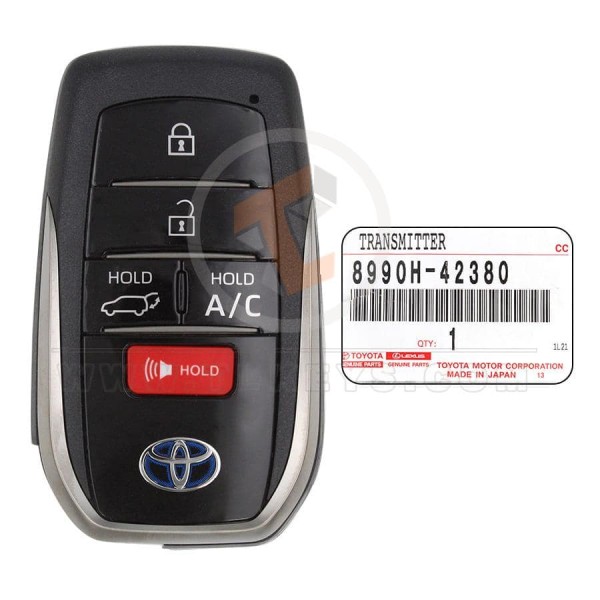 Genuine Toyota RAV4 Smart Proximity 2021 2022 P/N: 8990H 42380 315MHz Frequency 315MHz