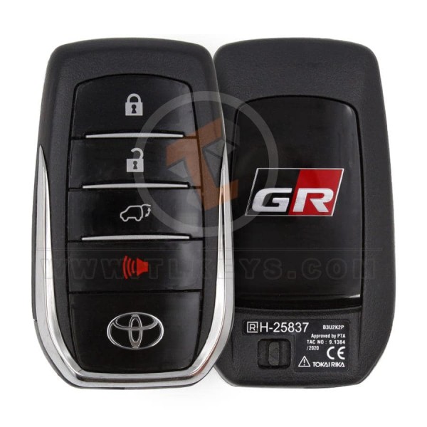 Genuine Toyota Fortuner Smart Proximity 2022 433MHz 4 Buttons Buttons 4