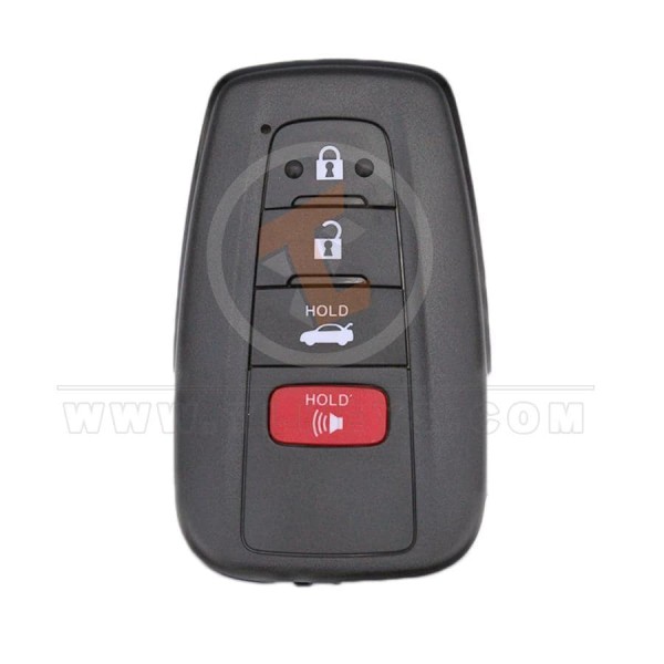 86 4 buttons remote key front