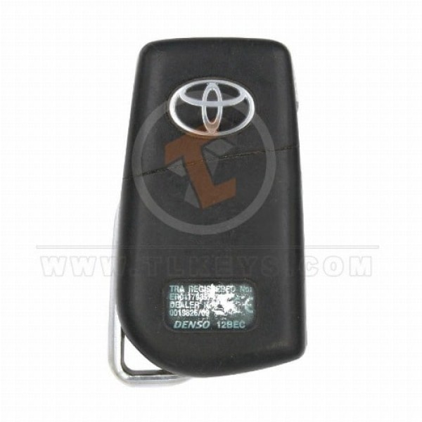 Refurbished Flip Key Remote Toyota Camry 2018 433MHz 3 Buttons Remote Type Flip Key Remote