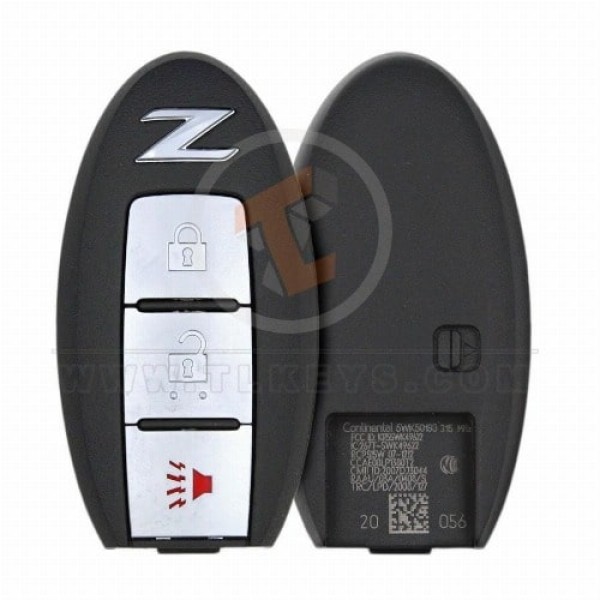 OEM Nissan 370Z Smart Key Fob 2019-2023 – Proximity Remote With Uncut Key – KR55WK49622