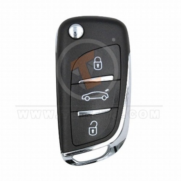 Xhorse XKDS00EN Universal Wired Flip Key Remote 3 Buttons Without Chip Xhorse Remote Type Wired Remote