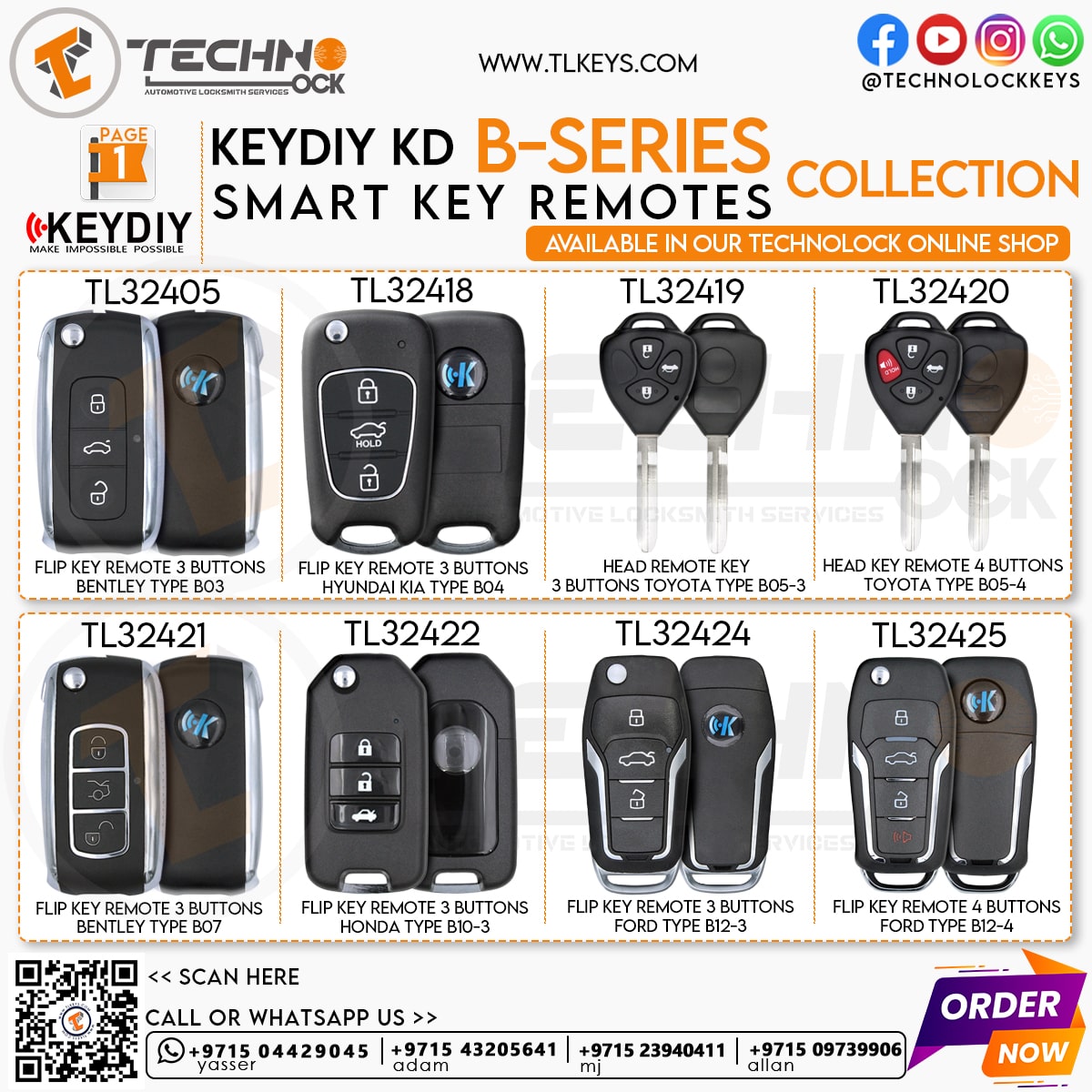  Universal Remote Keydiy B Series Button Key for Kd900 Kd900+ Urg200 Kd-X2 Kd-X2 Key Generator 