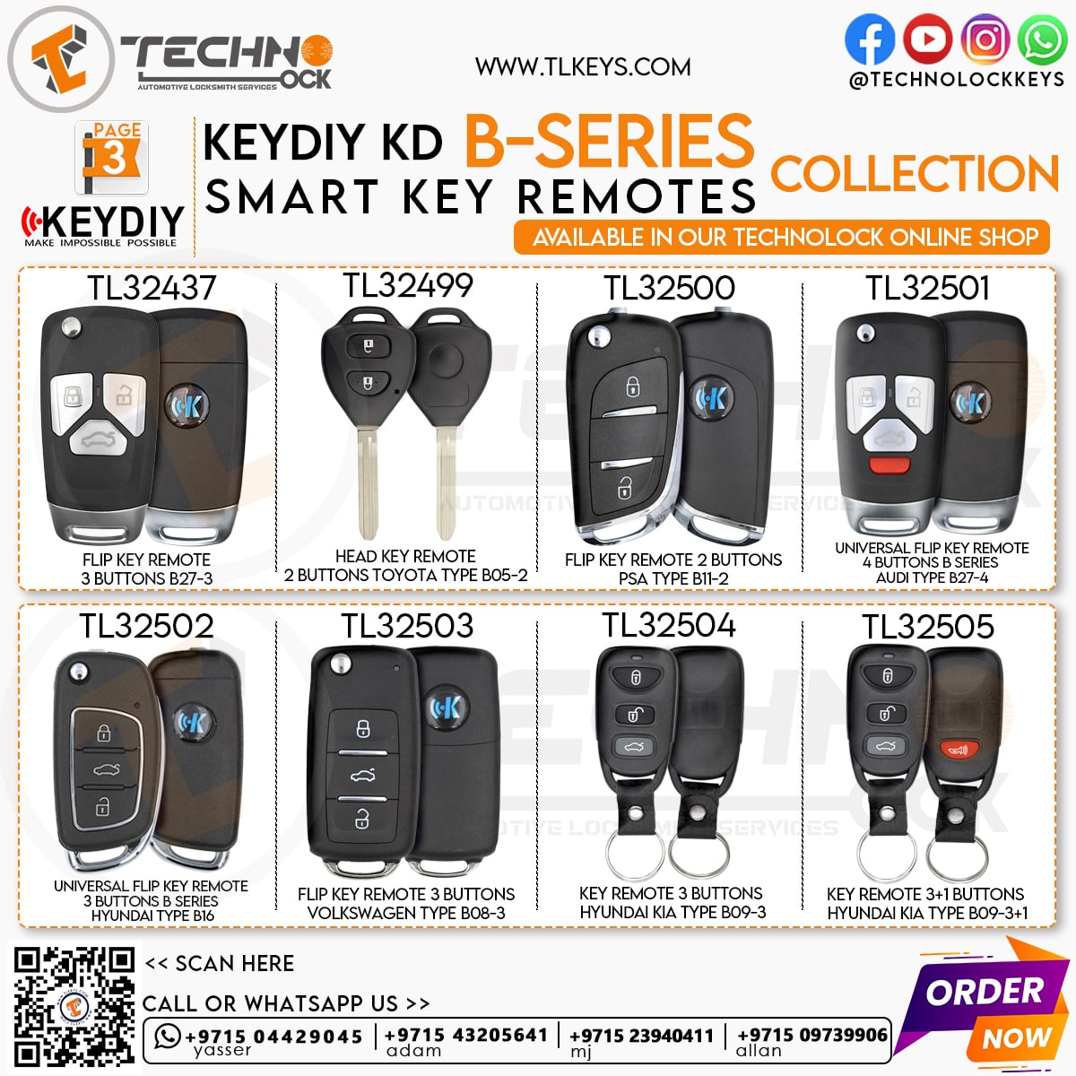 KeyDiy KD Universal Remote B Series 