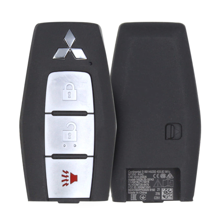 Original Mitsubishi Outlander 2021-2022 Smart Key Remote Shell 2+1 Buttons