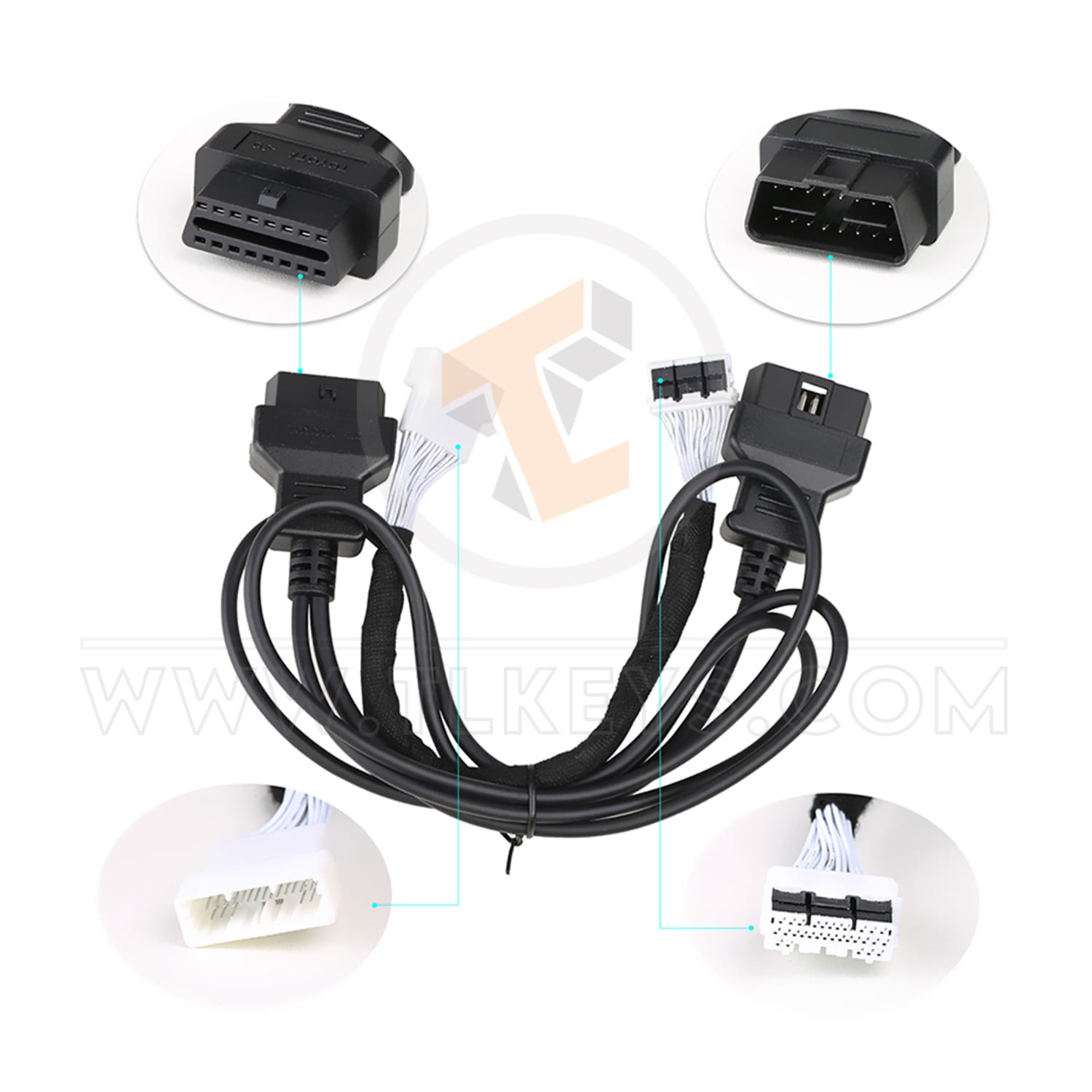 OBDSTAR Toyota 30-PIN Cable Supports 4A And 8A-BA cables