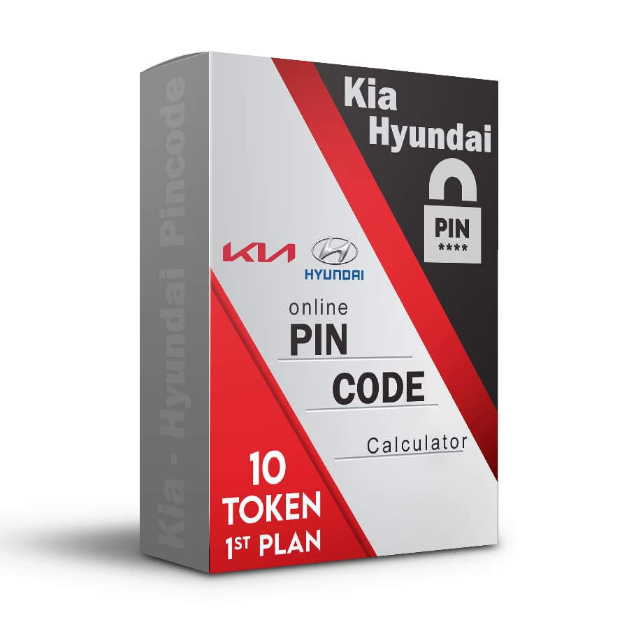 Kia Hyundai online Pincode Calculator 10 Token 1st plan Remote Type Fobik