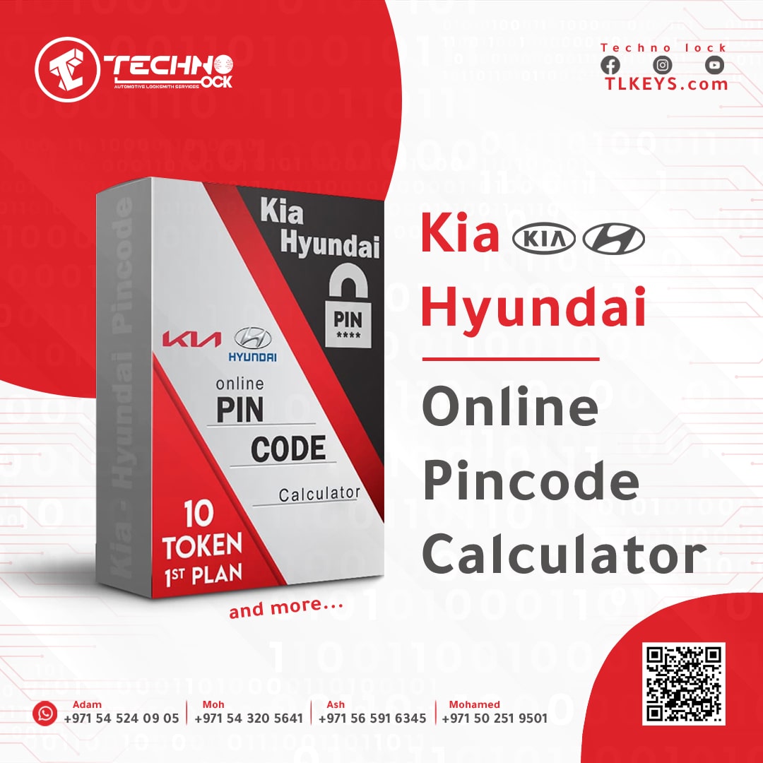 10 Tokens for Kia & Hyundai Pincode Calculator - Fast and Affordable Key Programming