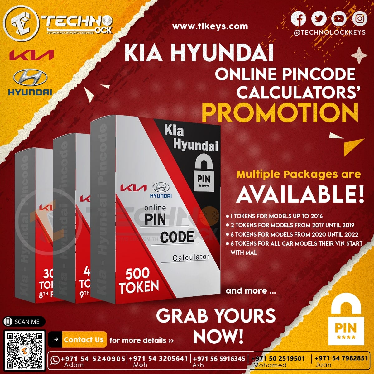 Unlock Advanced Key Programming: 300 Tokens for Kia & Hyundai Pincode Calculator