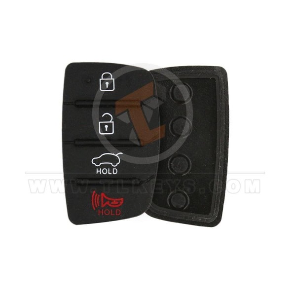 Replacement rubber pad silicon 4 buttons main 34487