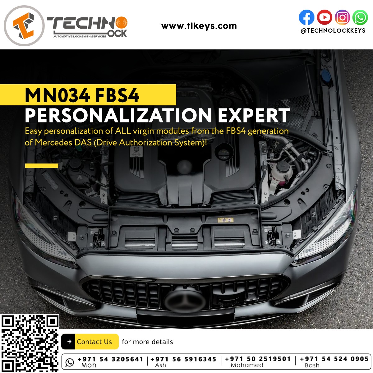 Mercedes DAS FBS4 system with MN034 Personalization Expert