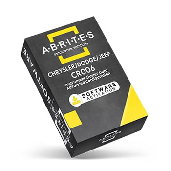 Abrites CR006 INSTRUMENT CLUSTER DATA ADVANCED CONFIGURATION
