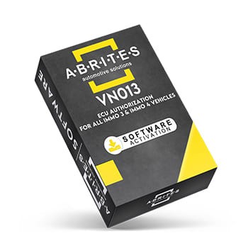 AUTORISATION ECU VN013 POUR TOUS LES VÉHICULES IMMO 3 ET IMMO 4
