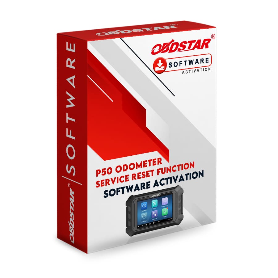 Activation du logiciel de fonction de réinitialisation du service d'odomètre OBDSTAR P50