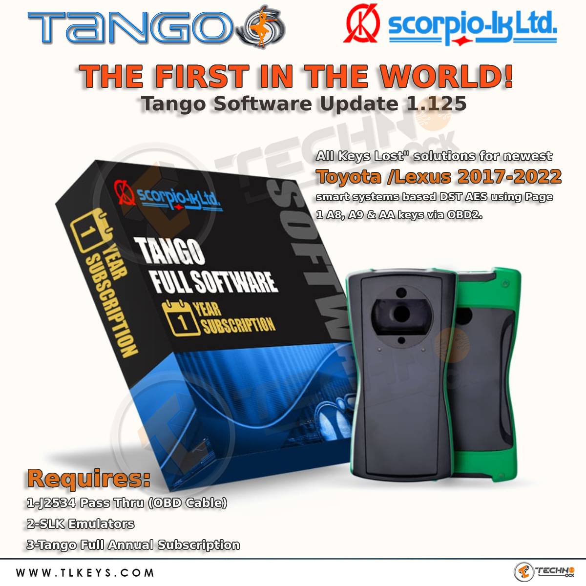 Tango Software Update 1.125