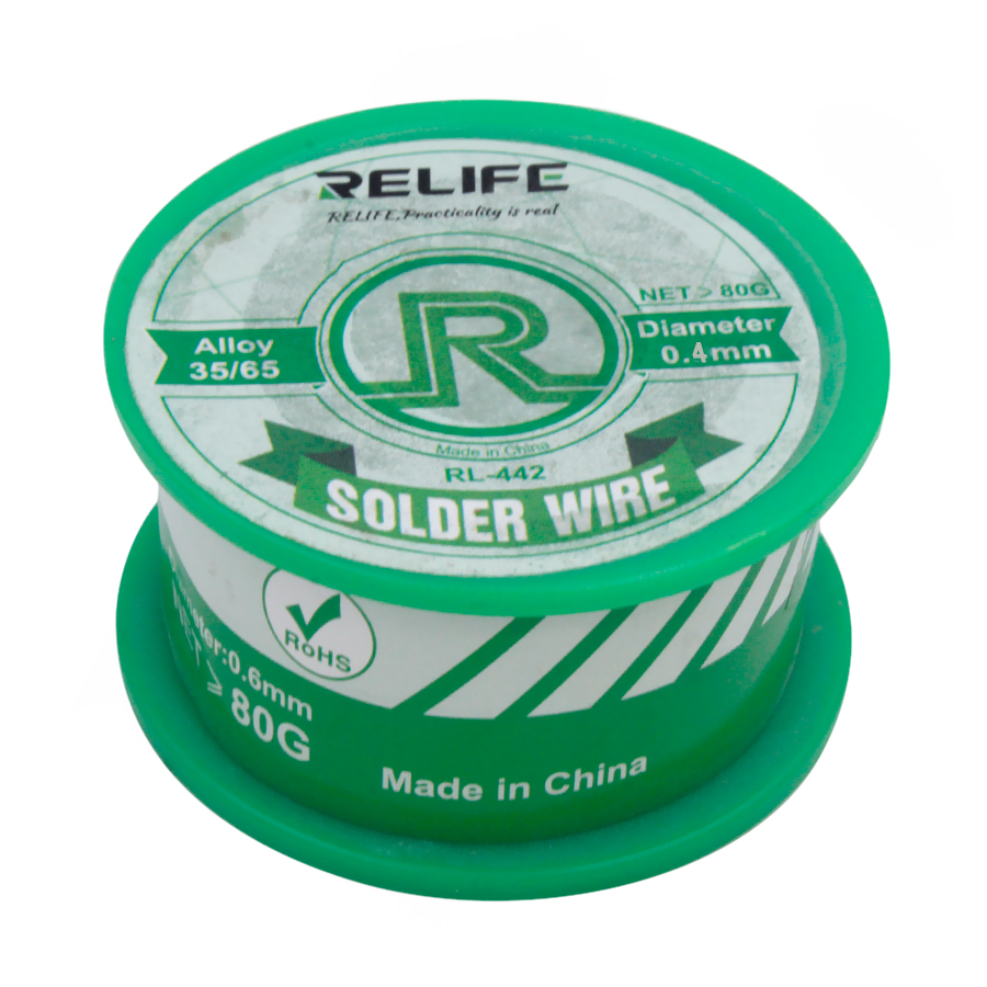 RELIFE RL-442 Soldering Wire 80G 04mm Aftermarket Brand Buttons 2