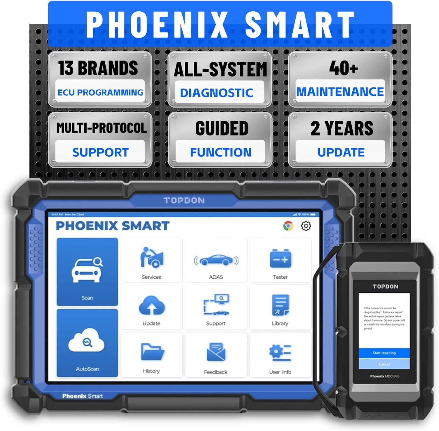 Phoenix Smart: Full-System Car Diagnostics Tool