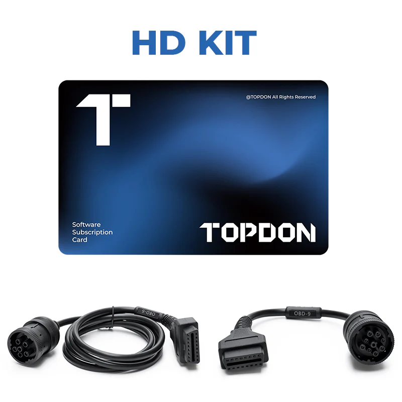 TOPDON HEAVY DUTY SOFTWARE & CABLE SET
