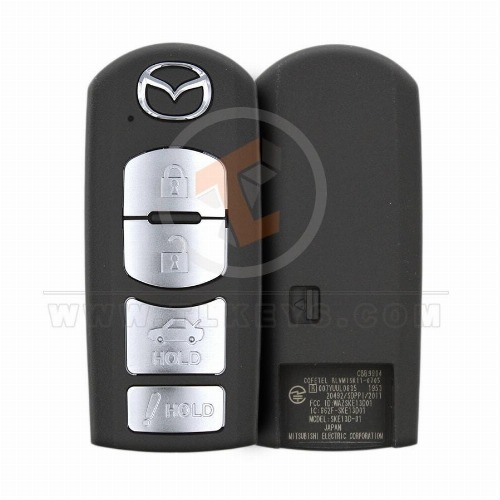 thumbnail image 2 of Genuine OEM Mazda Keyless Entry Key Fob Transmitter GJY9-67-5DY For MX-5 Miata, Mazda 3, 6 2 of 2