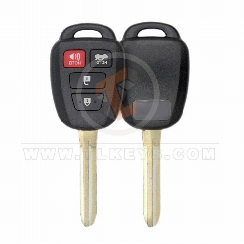  Head Key Remote Toyota Camry 2012 2014 314.4MHz 4 Buttons Aftermarket  Remote Type Head Key Remote