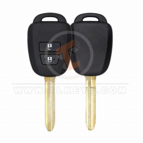  Head Key Remote Toyota Yaris 2014 2018 433MHz 2 Buttons Aftermarket  Remote Type Head Key Remote