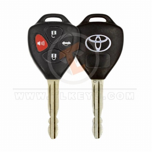 Refurbished Head Key Remote Toyota Camry Corolla 2008 433MHz 4 Buttons  Remote Type Head Key Remote