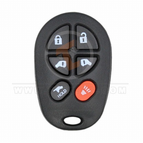 La llave remota 2004 de Toyota Sienna 2011 315MHz 6 abotona la frecuencia 315MHz