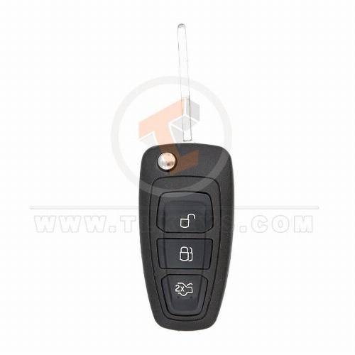 Ford Focus Mondeo Flip Key Remote 2006 2012 433MHz 3 Buttons Panic Button No