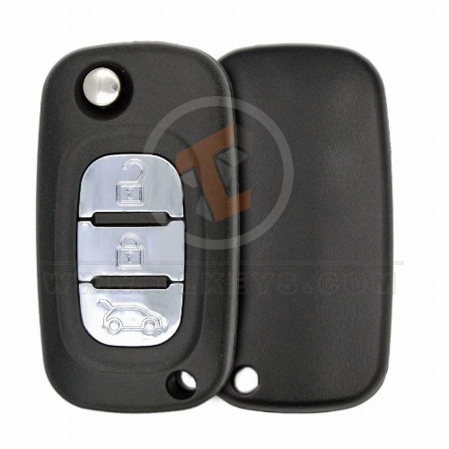  Renault Megane Fluence Flip Key Remote 2009 2015 433MHz 3 Buttons Remote Type Flip Key Remote