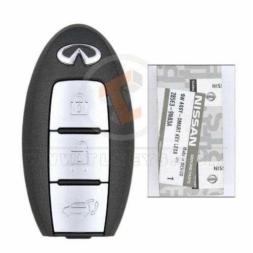 Original INFINITI QX60 JX35 Smart Proximity 2013 P/N: 285E3 9NB3A Panikknopf Nr