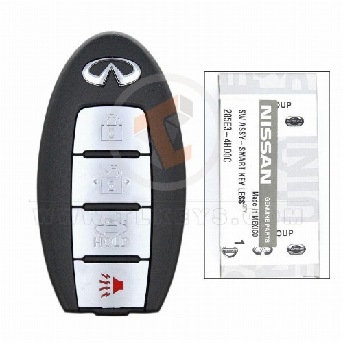 Original INFINITI Q50 Smart Proximity 2014 2016 P/N: 285E3 4HD0C Panikknopf Ja