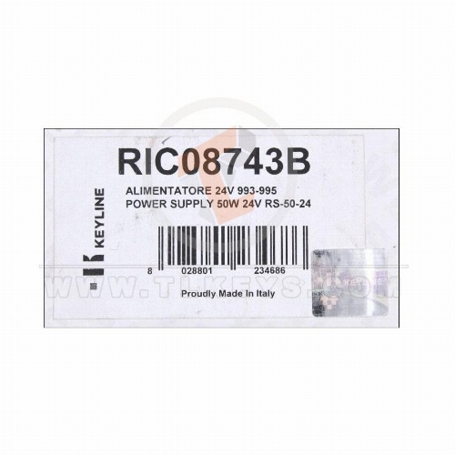 Fuente de alimentación Keyline 50W 24V RIC08743B Keyline