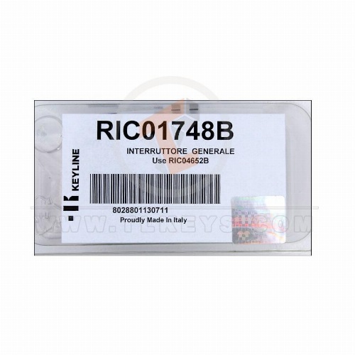 Keyline Main Switch 106 Ninja Vortex RIC01748B RIC04652B spare parts