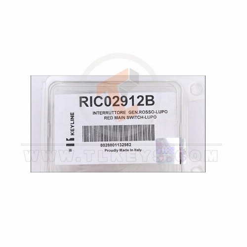 Keyline Rouge Interrupteur Principal Lupo RIC02912B Keyline