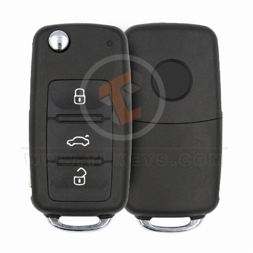 Volkswagen Flip Key Remote 2009 2016 P/N: 5KA807202AJ 433MHz Remote Type Smart Proximity Volkswagen Flip Key Remote 2009 2016 P/N: 5KA807202AJ 433MHz Remote Type Smart Proximity