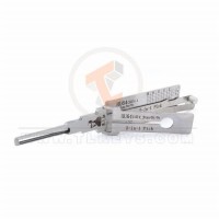 Original Lishi HU64+V2-AG 2-in-1 Pick Decoder Tool Blade Profile HU64+V2-AG