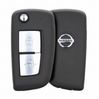 X Trail flip key remote 2 buttons item - thumbnail